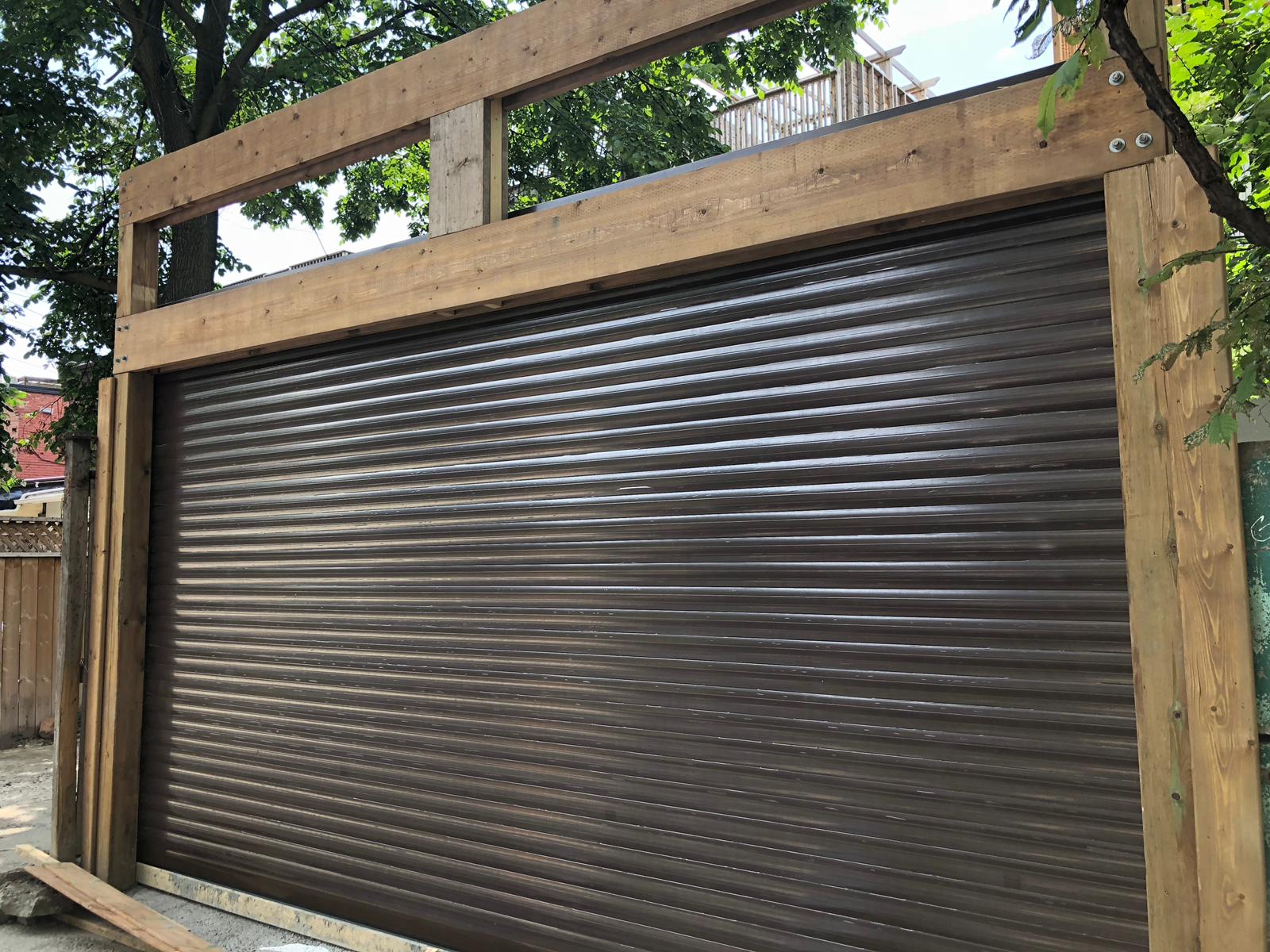 Laneway Roll Up Garage Doors