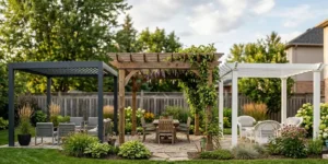 Aluminum vs Wood vs Vinyl Pergola Costs in Canada