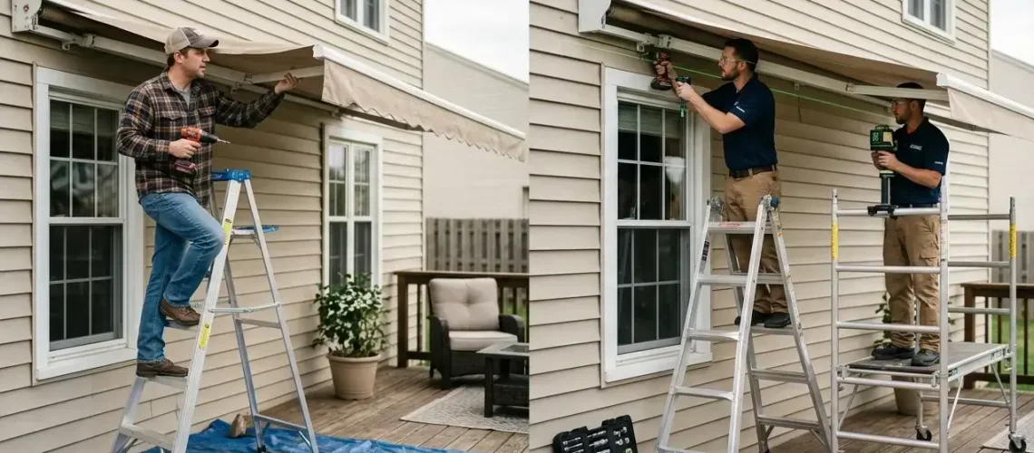 Awning Installation: DIY vs Professional Comparison